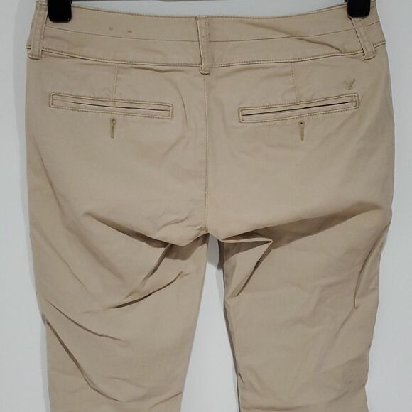 AMERICAN Eagle Tan 30x32 Size 2 Skinny Stretch Pants - Picture 4 of 8
